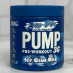 Applied Nutrition Pump 3G Caffeine-Free Pre-Workout Icy Blue Raz Flavor - 50 Servings for Enhanced Muscle Pump and Focus