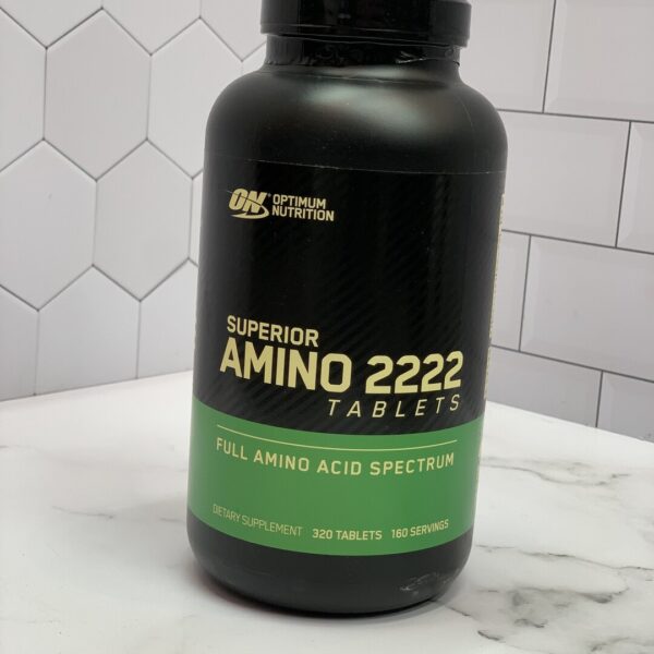 Optimum Nutrition Amino 2222 – 320 Tablets – Muscle Recovery Supplement