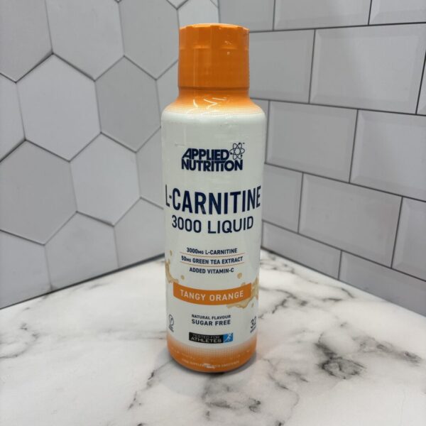 Applied Nutrition L-Carnitine 3000 Orange – Liquid fat burner supplement for energy and weight loss