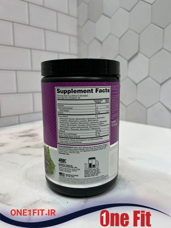 آمینو انرژی ( آمینو EAA ) اپتیموم نوتریشن 270 گرمی - کد 1097